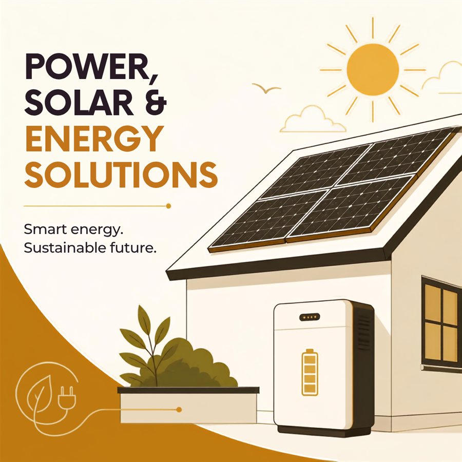 Power, solar and energy solutions